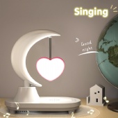 New Bluetooth audio desk lamp colorful atmosphere music creative gift items wireless charging bedside lamp