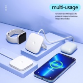 3IN1 folding stand magnetic suction wireless charging