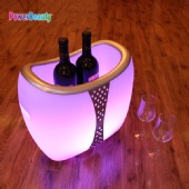 Amazon Top Sell Illuminated Colors Changing Led Wine Beer Champagne Ice Bucket Speaker Light