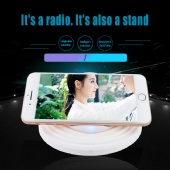 Wireless charger LED Atmosphere light Folding wireless charger small night light Bedroom light outdoor camping light